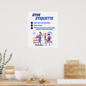 Gym Etiquette Poster (Küche)