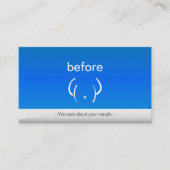 Gym Fitness Body Certified Personal Coach Trainer Visitenkarte (Vorderseite)