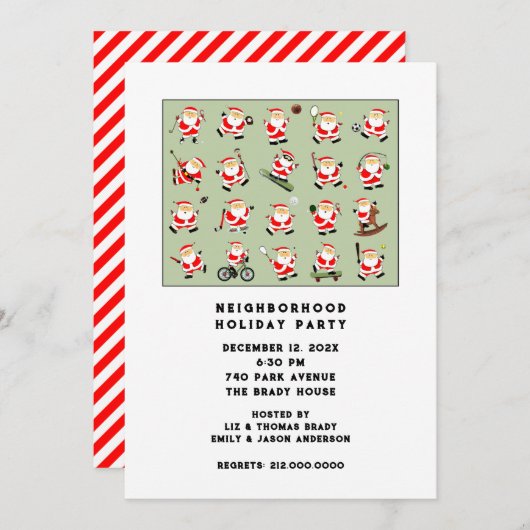 Gym Fitness Centre Open House Einladung (Vorne/Hinten)