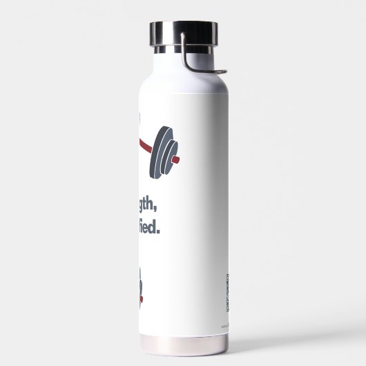 Gym Fitness Dumbell Stärke, vereinfacht Trinkflasche (Links)