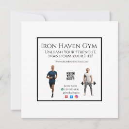 Gym Fitness Enthusiasts & Social Media ANTISTRESS Einladung