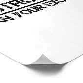 Gym Fitness Motivational Be Stronger Than Your Exc Poster (Ecke)