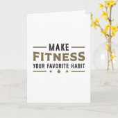 Gym Fitness Work Dance Workout Sport Dance Geschen Karte (Gelbe Blume)