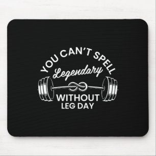 Gym-Fitness-Workout-Motivation Männer Frauen Beint Mousepad