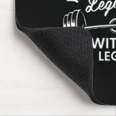 Gym Fitness Workout Motivation Men Women Leg Day G Mousepad (Ecke)