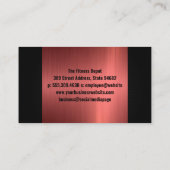 Gym Flex | Kettle Bell Logo | Fitness Visitenkarte (Rückseite)