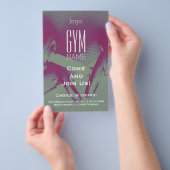 Gym Flyer Werbeaktion (Handgriff)