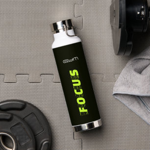 GYM FOCUS Moderne Fitness Trinkflasche