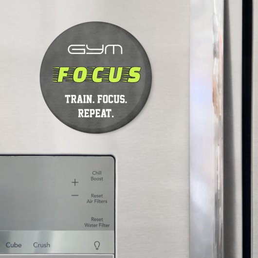 Gym Focus motivierend Magnet (In Situ (Kühlschrank))