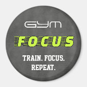 Gym Focus motivierend Magnet (Vorne)
