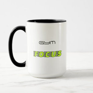 GYM FOKUS Modernes Fitnessstudio Tasse