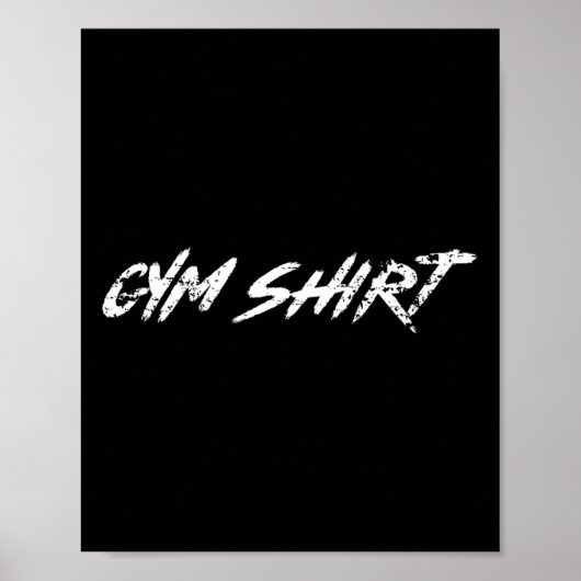 Gym Funny Weightlifting Bodybuilding Workout Power Poster (Vorne)