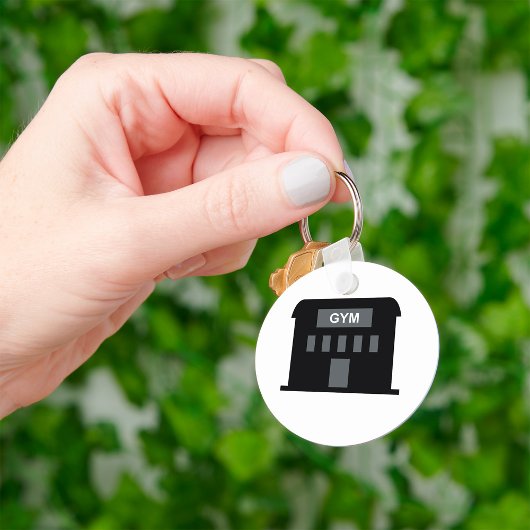 Gym-Gebäude Schlüsselanhänger