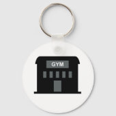 Gym-Gebäude Schlüsselanhänger (Vorderseite)