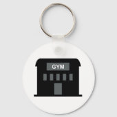 Gym-Gebäude Schlüsselanhänger (Rückseite)