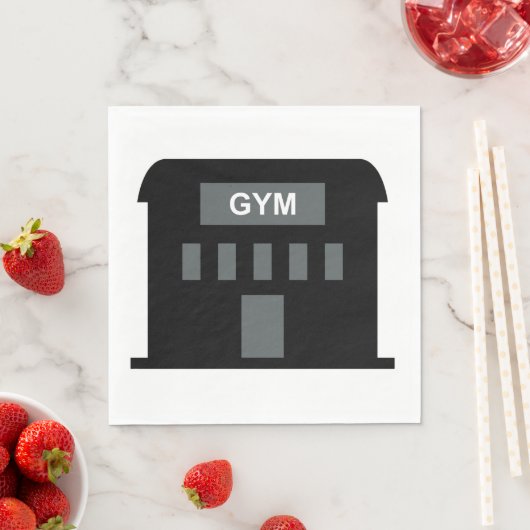Gym-Gebäude Serviette (Beispiel)