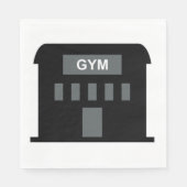 Gym-Gebäude Serviette (Vorderseite)