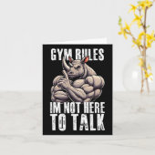 Gym Geschenk für Männer Ausbildung Motivation Fitn Karte (Gelbe Blume)