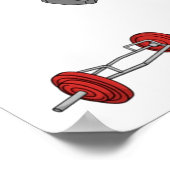 Gym-Gewichtsabnahme Poster (Ecke)