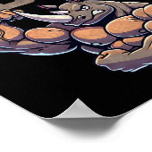 Gym Gift For Men Training Motivation Fitness Bodyb Poster (Ecke)