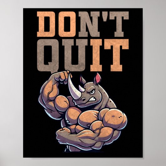 Gym Gift For Men Training Motivation Fitness Bodyb Poster (Vorne)