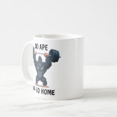 Gym Gorilla Kaffeetasse (Vorderseite Links)