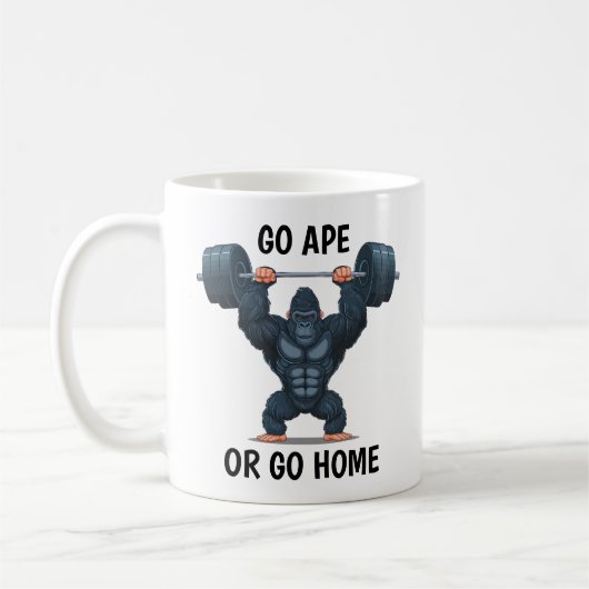 Gym Gorilla Kaffeetasse (Links)