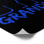 Gym Grandma Weightlifting Training Fitness Workout Poster (Ecke)