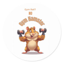 Gym Hamster - Funny Workout Hamster Design
