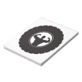Gym Hard Notizblock (Rotiert)