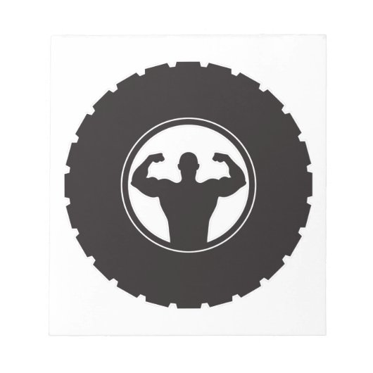 Gym Hard Notizblock (Vorderseite)