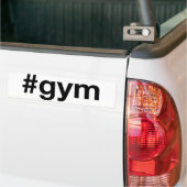 GYM Hashtag Autoaufkleber (Auf Lkw)