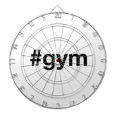 GYM Hashtag Dartscheibe (vorne)