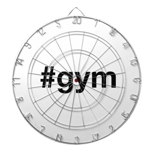 GYM Hashtag Dartscheibe (vorne)