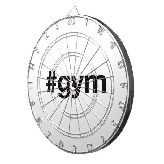 GYM Hashtag Dartscheibe (Vorderseite rechts)