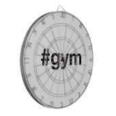 GYM Hashtag Dartscheibe (Vorderseite Links)