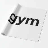 GYM Hashtag Geschenkpapier (Ungerollt)
