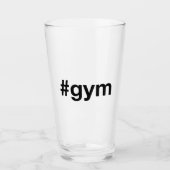 GYM Hashtag Glas (Vorderseite)