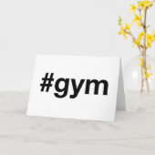 GYM Hashtag Karte (Gelbe Blume)