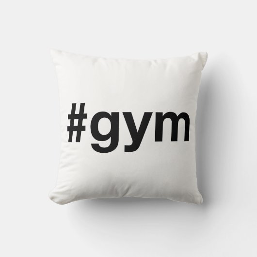 GYM Hashtag Kissen (Vorderseite)