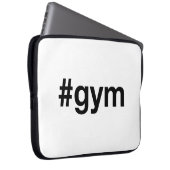 GYM Hashtag Laptopschutzhülle (Vorne Rechts)