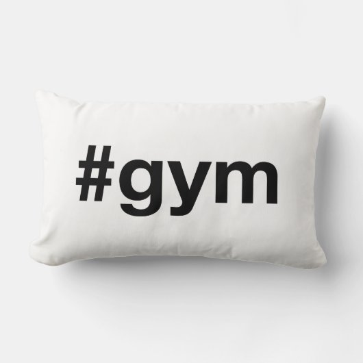 GYM Hashtag Lendenkissen (Vorderseite)