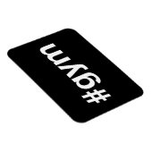 GYM Hashtag Magnet (Rechte Seite)