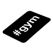 GYM Hashtag Magnet (Linke Seite)