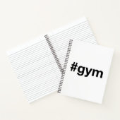 GYM Hashtag Notizblock (Innenseite)