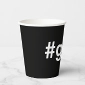 GYM Hashtag Pappbecher (Vorderseite)