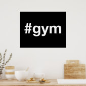 GYM Hashtag Poster (Küche)