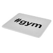 GYM Hashtag Schneidebrett (Ecke)