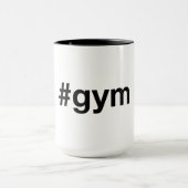 GYM Hashtag Tasse (Zentrum)