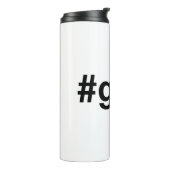 GYM Hashtag Thermosbecher (Nach links gedreht)